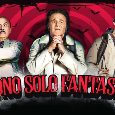 Christian De Sica, Gianmarco Tognazzi e Francesco Bruni a 105 Friends per presentare il film Sono solo fantasmi!