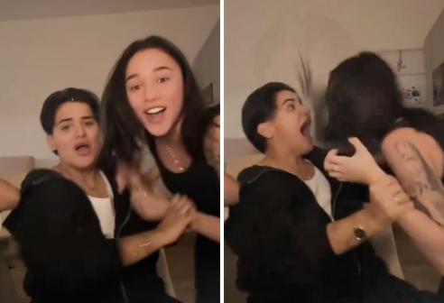 Maria Esposito e Silvia Uras si baciano in una diretta TikTok