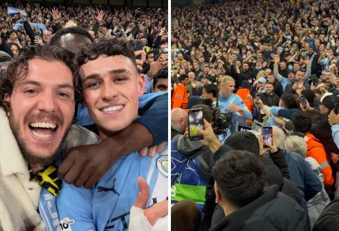 Il tifoso del selfie con Foden è italiano: “Mi ha cercato lui”