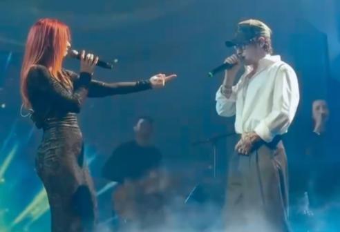 Noemi e Irama insieme a Bologna: il duetto su &ldquo;Sono solo parole&rdquo;