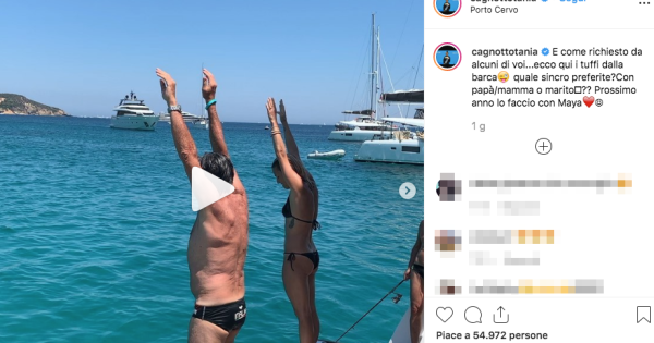 Tania Cagnotto In Vacanza Si Esibisce Con I Genitori E Il Marito In Tuffi Sincronizzati Radio 105