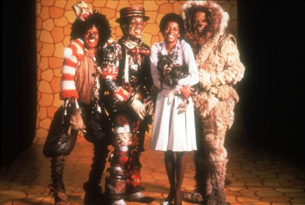 Sul set di “The Wiz”