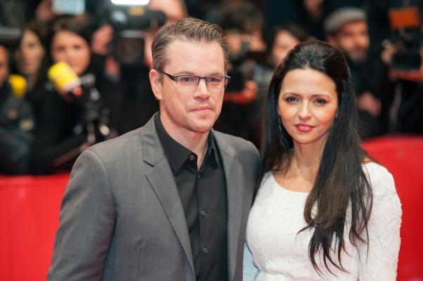 1 - Matt Damon e Luciana Barroso