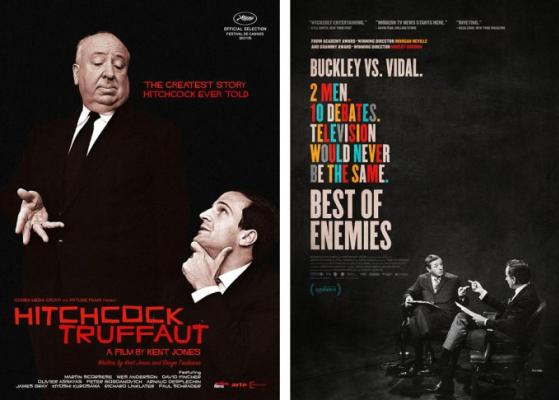 Hitchcock/Truffaut di Kent Jones e Best of Enemies co-diretto da Robert Gordon e Morgan Neville. 