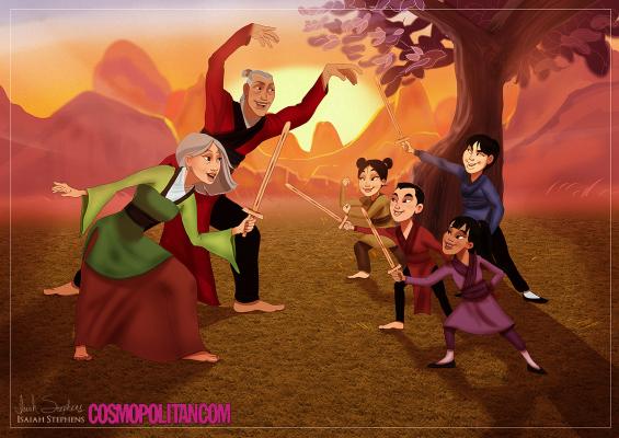 Mulan e Li Shang