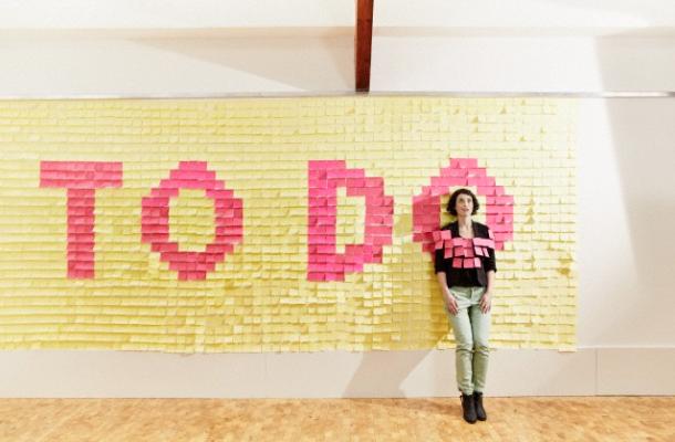Calendario di post-it