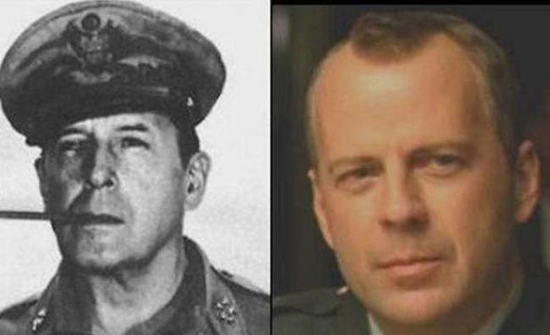 Bruce Willis e il Generale MacArthur