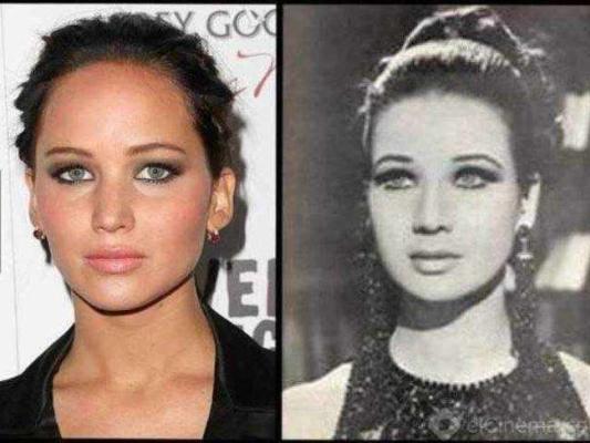 Jennifer Lawrence e l’attrice egiziana Zubaida Tharwat