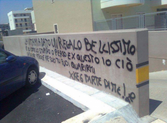  “La vita mi a dato un regalo..."