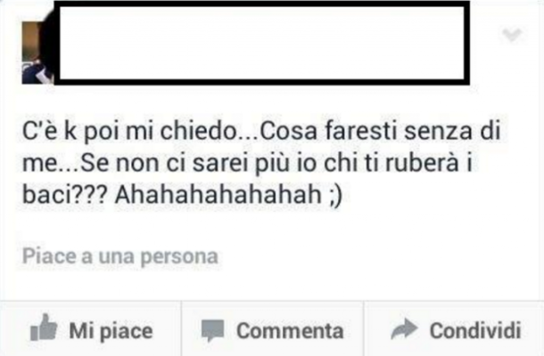 K poi mi chiedo… se non ci sarei più io…?