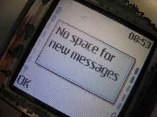 Nessuno spazio per nuovi messaggi