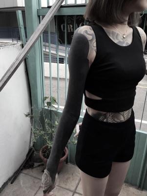 Blackout Tattoo  braccia