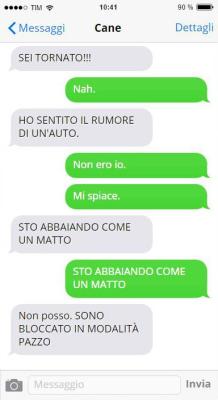 La disperazione di essere lasciati soli in casa