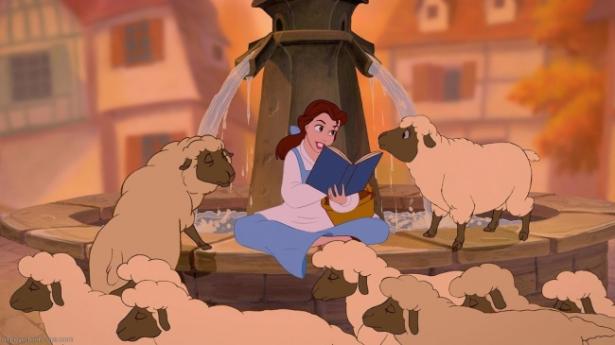 Il libro preferito di Belle è Aladino
