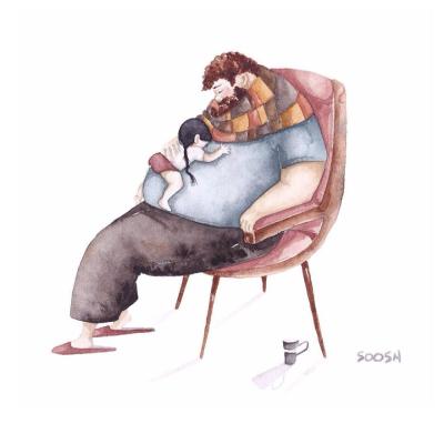 I papà sono caldi e comodi.