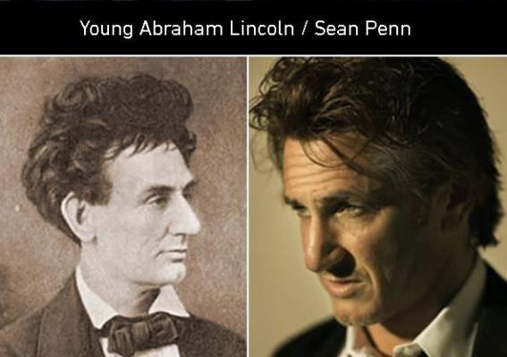 Abramo Lincoln e Sean Penn