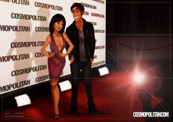 Samantha come Jasmine, Smith Jerrod come Aladdin