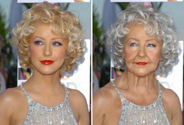 Christina Aguilera di Grumplebits