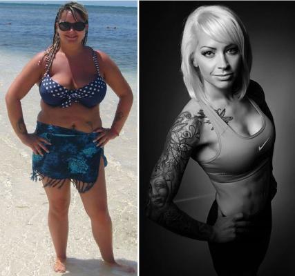 Claire Crowthers prima e dopo