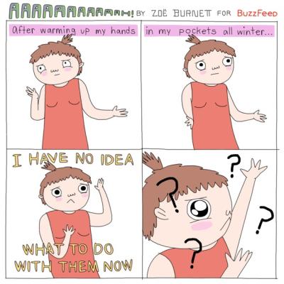   Cosa ne faccio delle mani???