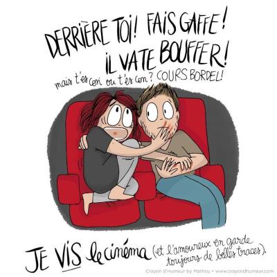  «Dietro di te! Attento! Ti prenderà! Ma sei matto o cosa? Accidenti! Io i film li vivo!»