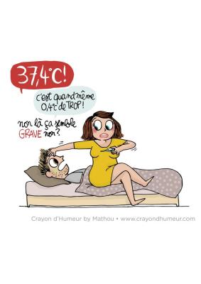 «37,4?! C’è comunque uno 0,4 di troppo! Non è grave, vero?»