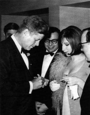 Il presidente Kennedy per Barbra Streisand