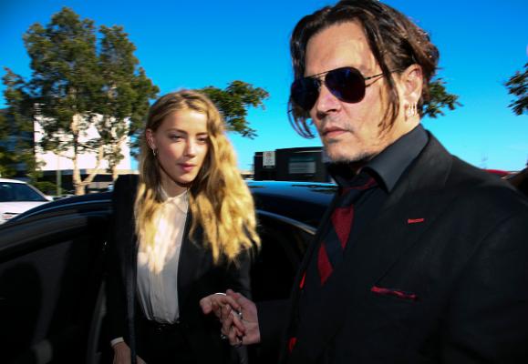 Johnny Depp con Amber Heard