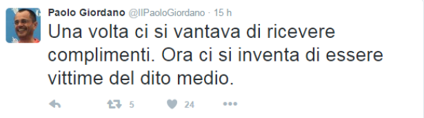 L'opinione social di Paolo Giordano
