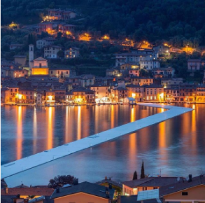 The Floating Piers: la passerella sul lago d'Iseo