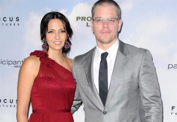 Matt Damon e Luciana Barroso