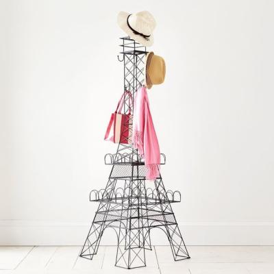 Un appendiabiti a forma di Torre Eiffel
