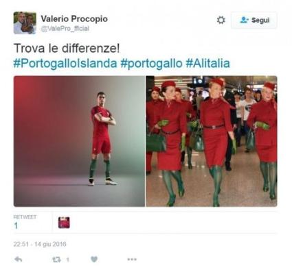 Stesso colore e stesso look. 