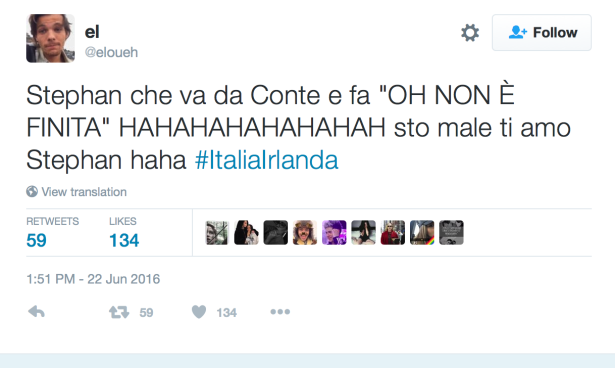 Conte non vedeva l'ora di andarsene