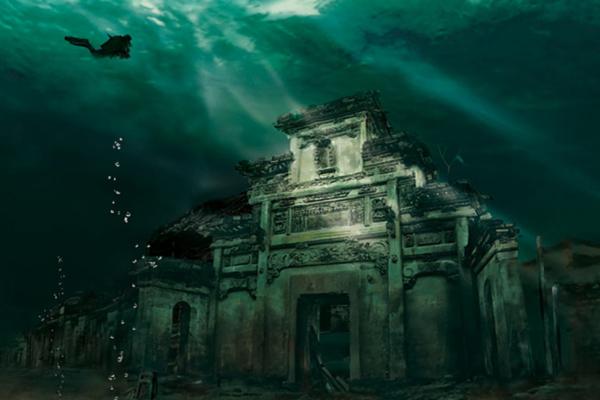 La città sott’acqua (Shicheng, Cina)