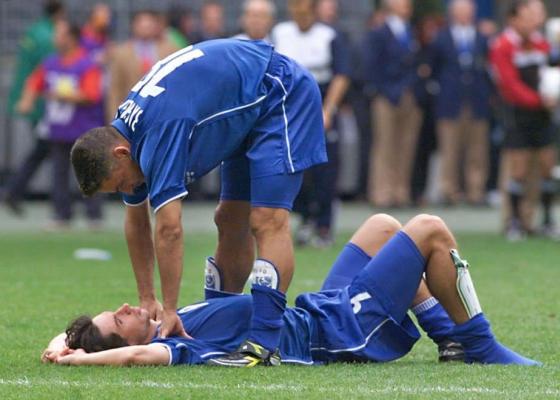 Roberto Baggio e Demetrio Albertini
