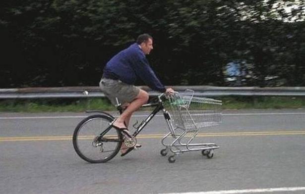 Spesa in bicicletta