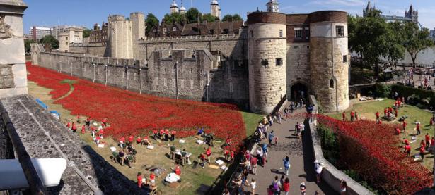 Una visione dall'alto della White Tower