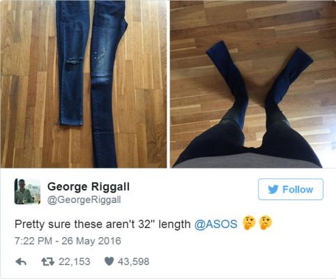 Jeans per giganti
