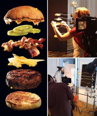 Come si fotografa un hamburger?
