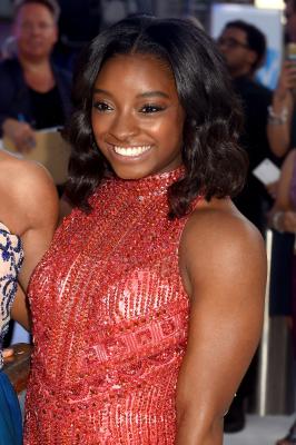 La campionessa olimpica di ginnastica artistica Simone Biles