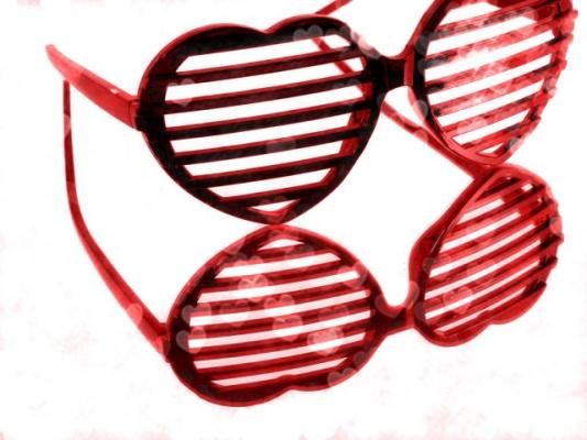 Occhiali a cuore 