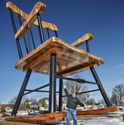 La cittadina di Casey (Illinois)