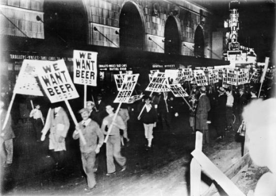Il fallimento del proibizionismo americano