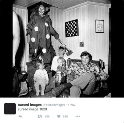 Il pagliaccio con l’ascia e la famiglia riunita