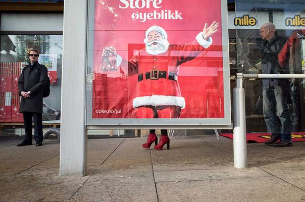 Babbo Natale con i tacchi