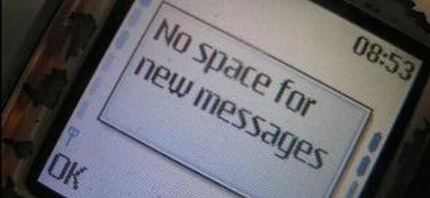 9. Niente più spazio per i messaggi