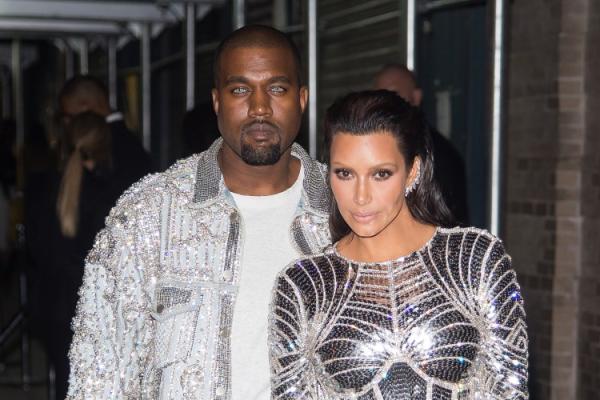Con suo marito, Kanye West 
