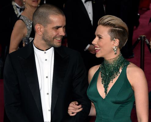 Scarlett Johansson e Romain Dauriac