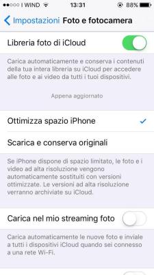 8. Impostazioni fotocamera